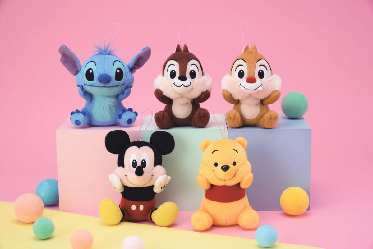 ディズニーキャラクター　もぐもぐぬいぐるみ