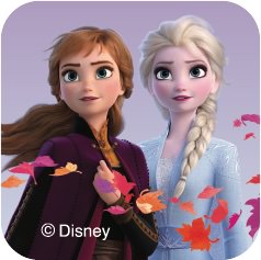 アナと雪の女王2　グッズ　ピースシール　3D　