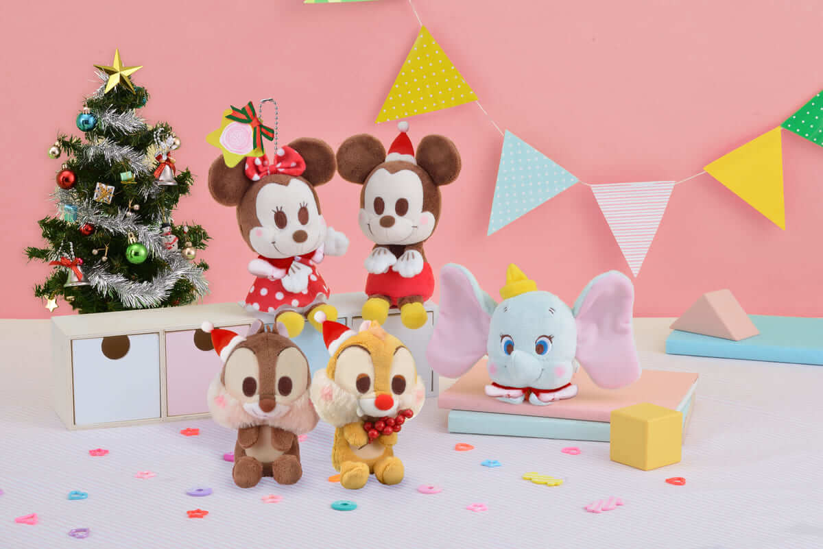 DISNEY CHARACTERS　& you　​クリスマスキーチェーンマスコット_01