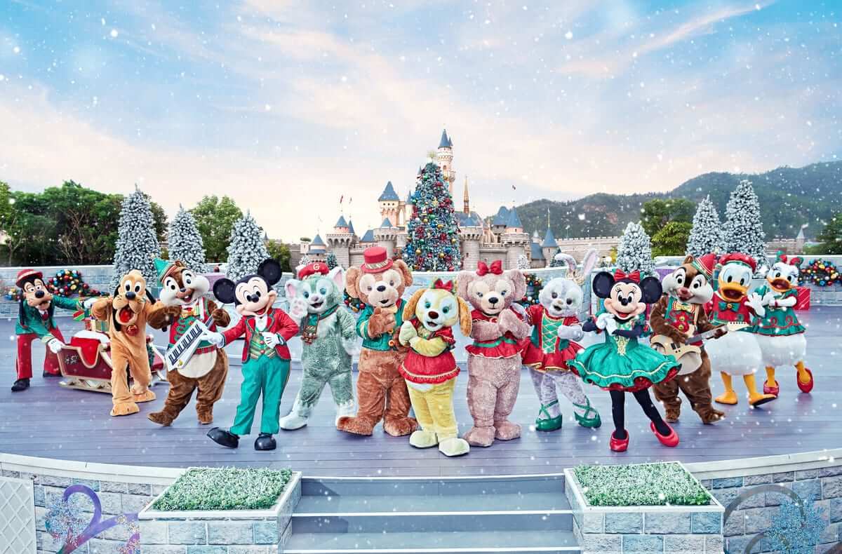 ミッキーたちとニューイヤーをお祝い 香港ディズニーランド リゾート ディズニー年越カウントダウン パーティ Dtimes