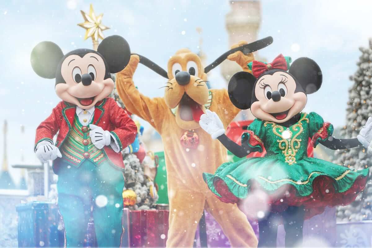 Christmastime Ball Mickey Minnie Pluto Dtimes