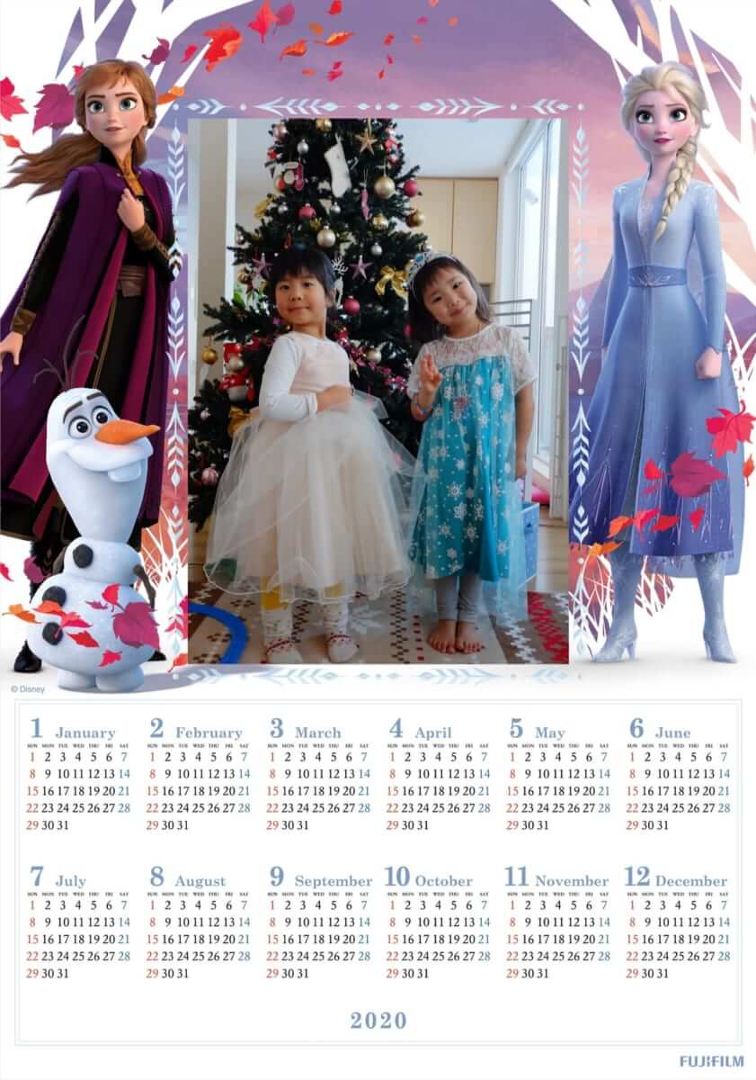 ポスターカレンダー　アナと雪の女王