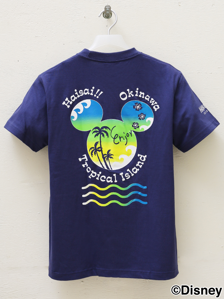 沖縄をテーマにミッキーマウスをデザイン Habubox ディズニーコレクション Tシャツ Dtimes