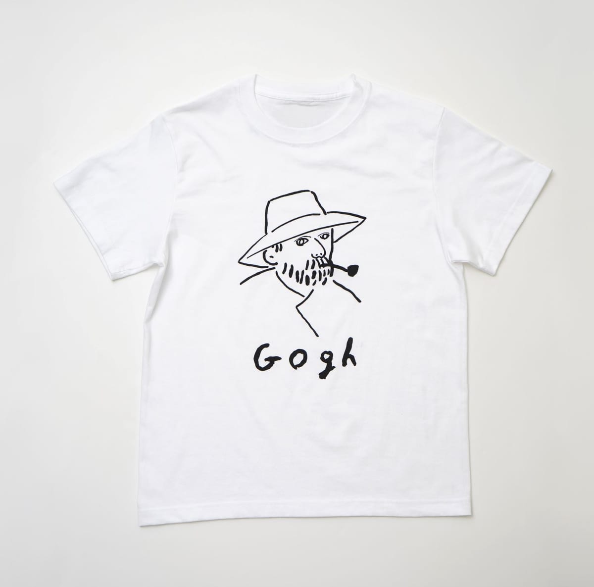 パルコ　人気イラストレーター、塩川いづみさんによるゴッホ自画像を用いたTシャツ