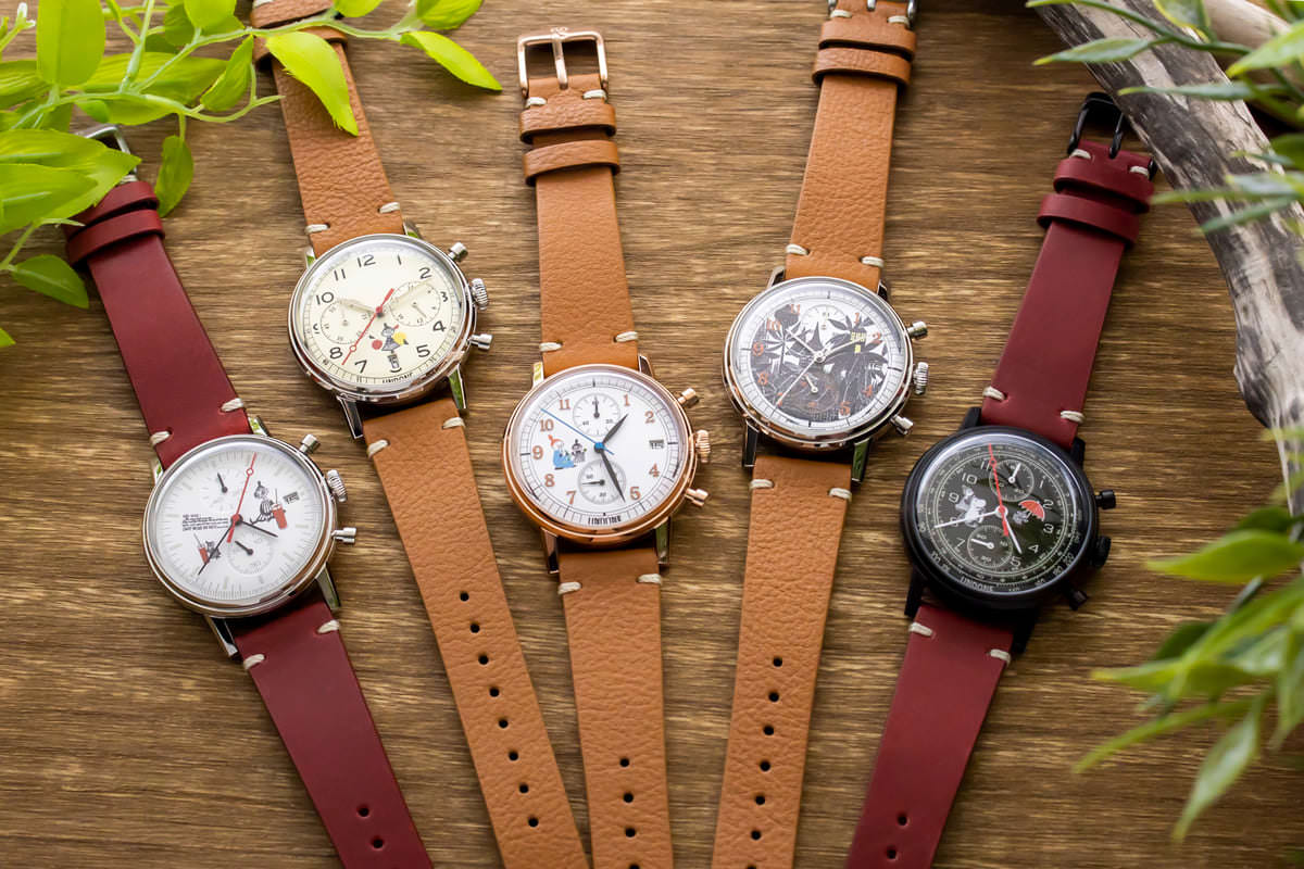 洗練デザインの50本限定リミテッドモデル！UNDONE「ムーミン」腕時計 - Dtimes