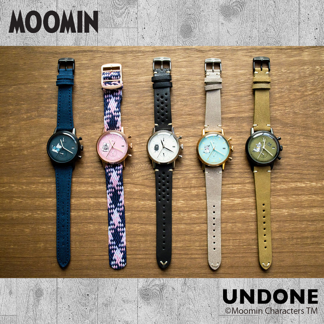 UNDONE「ムーミン」腕時計 カスタマイズモデル