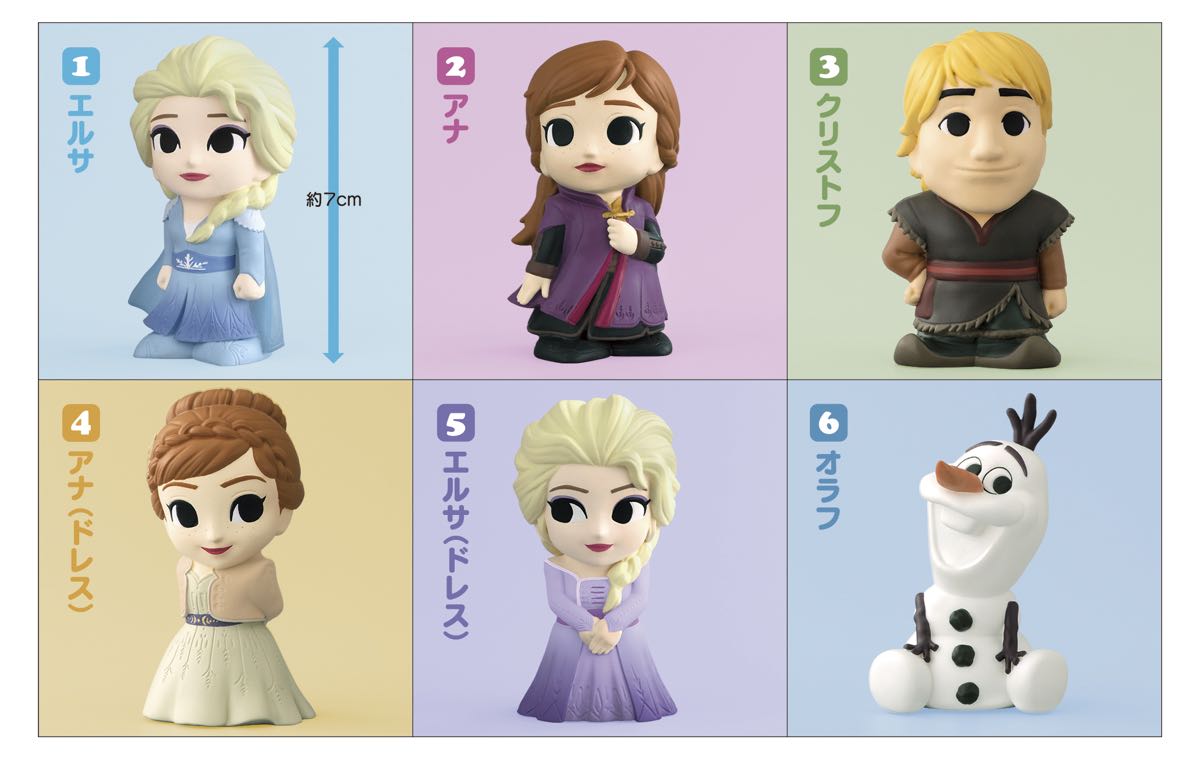 ディズニー アナと雪の女王2 から6種類が登場 バンダイ 食玩 Disney Friends4 Frozenii Dtimes