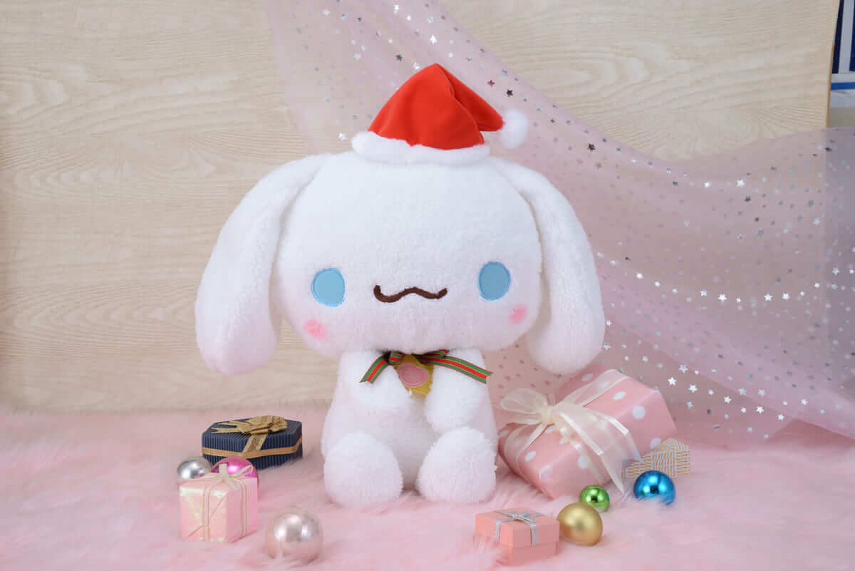 CINNAMOROLL　＆ ｙ♡ｕ　メガジャンボクリスマスぬいぐるみ〜ゆるかわデザイン〜