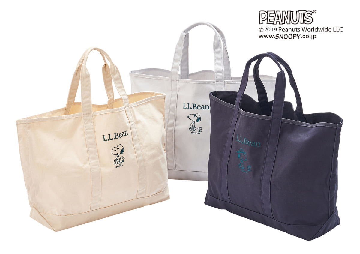 PLAZA「 L.L.Bean 」×「PEANUTS」コラボレーショントートバッグ