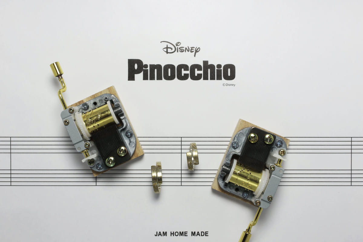 リングとオルゴールのセット Jam Home Made ディズニー 指輪のうた ピノキオ 星に願いを Dtimes