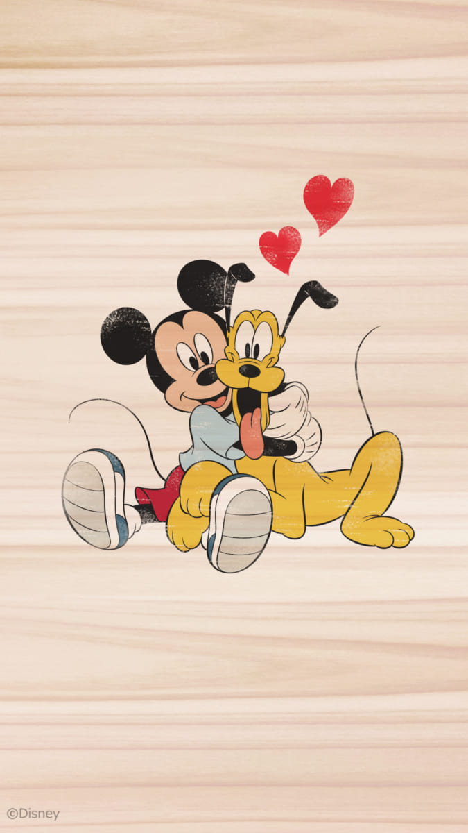 Mickey and Pluto