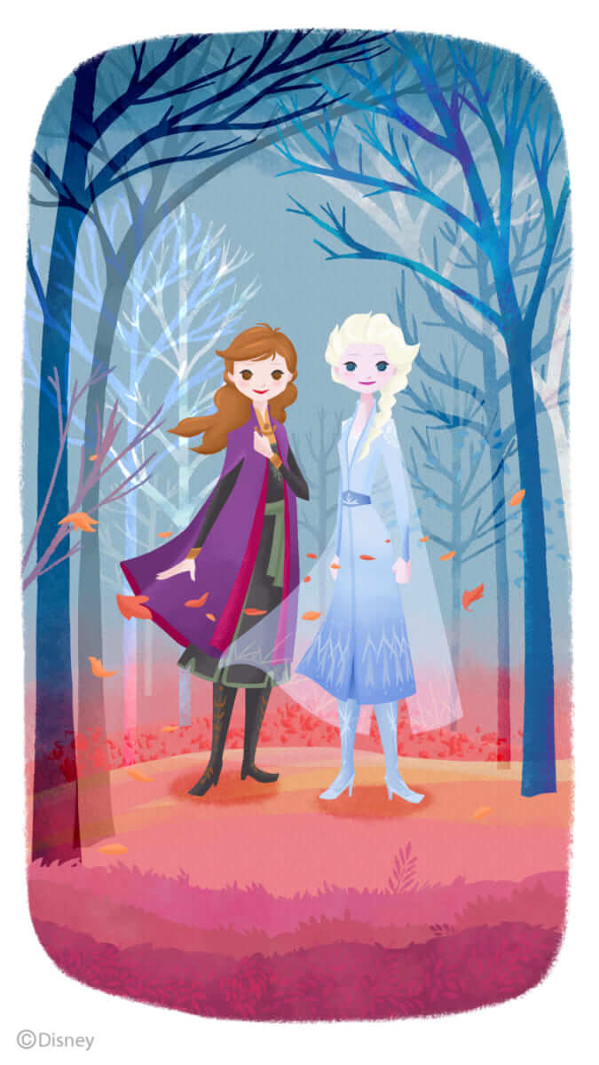 アナと雪の女王2 デザインの壁紙も Disney Deluxe ディズニー