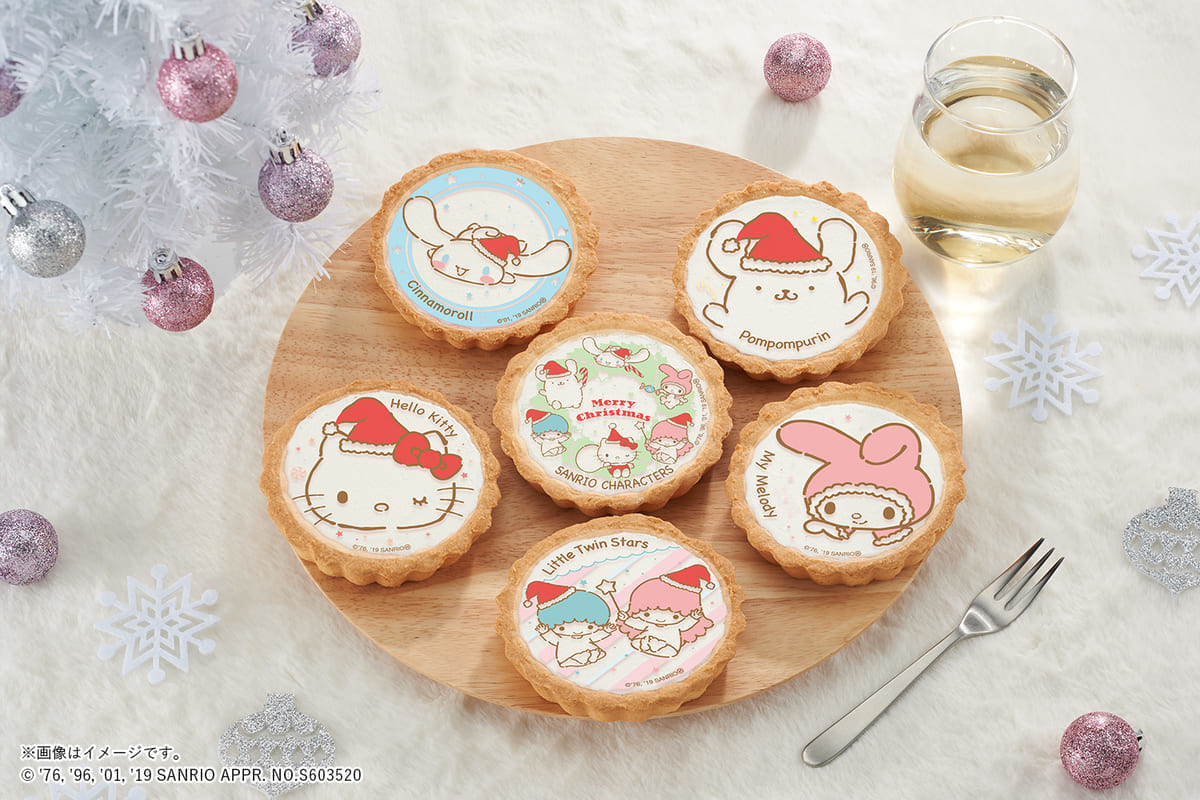 ハローキティー、マイメロディ、ポムポムプリン、シナモロール、リトルツインスターズを含む全6種類