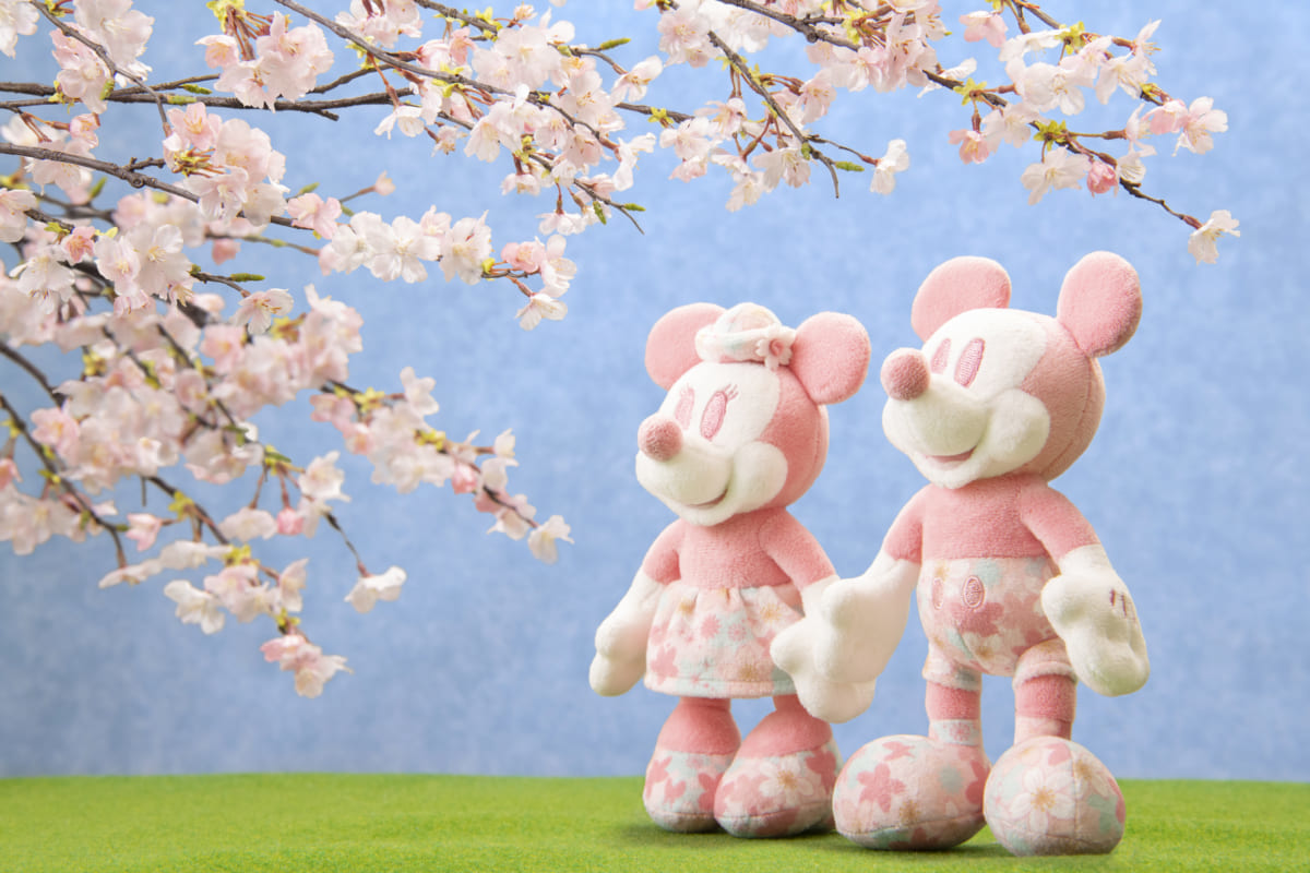 東京ディズニーリゾート「桜モチーフ」グッズ・お土産 ぬいぐるみバッジ