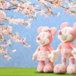 東京ディズニーリゾート「桜モチーフ」グッズ・お土産　ぬいぐるみバッジ