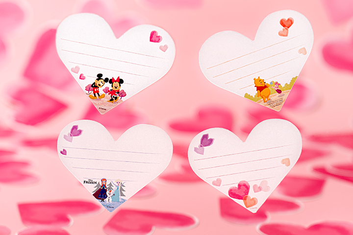 ハート型メッセージカードがもらえる ディズニーストア バレンタイン プレゼントキャンペーン Dtimes