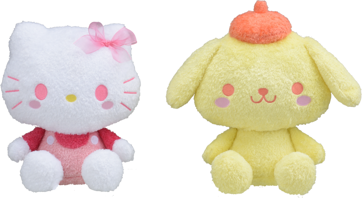 SANRIO CHARACTERS　Cotton Candy　ハローキティ・ポムポムプリン　スペシャルぬいぐるみ〜ゆるかわデザイン〜