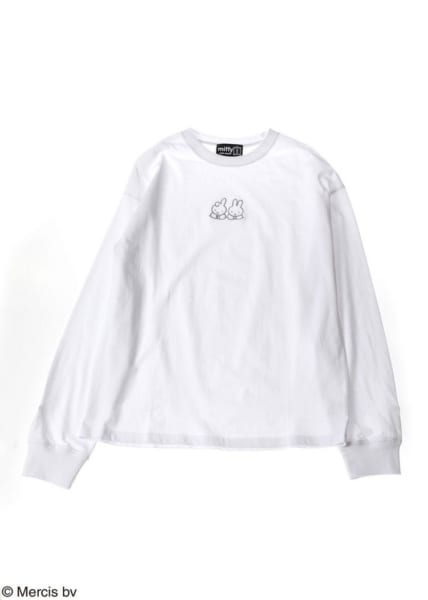 トレンドのビッグシルエット ロングtシャツ3種 Spinns ミッフィー アパレルグッズ Dtimes