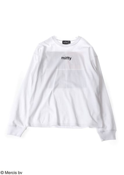 miffy(ミッフィー)ロゴ ロングTシャツ３