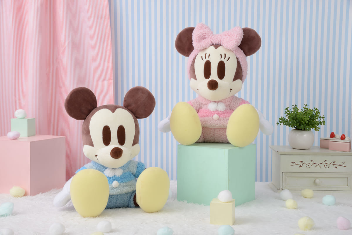 ミッキー&ミニー ちびーず スペシャルリラックスウェアぬいぐるみ