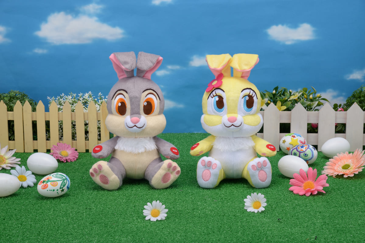 とんすけ&ミス・バニー　スペシャル耳ぴょこぬいぐるみ