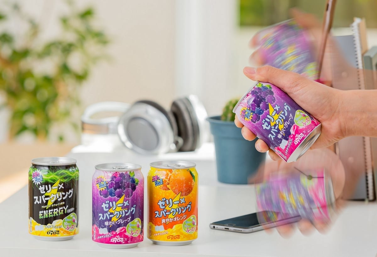 「ぷるっシュ!! ゼリー×スパークリング」3品