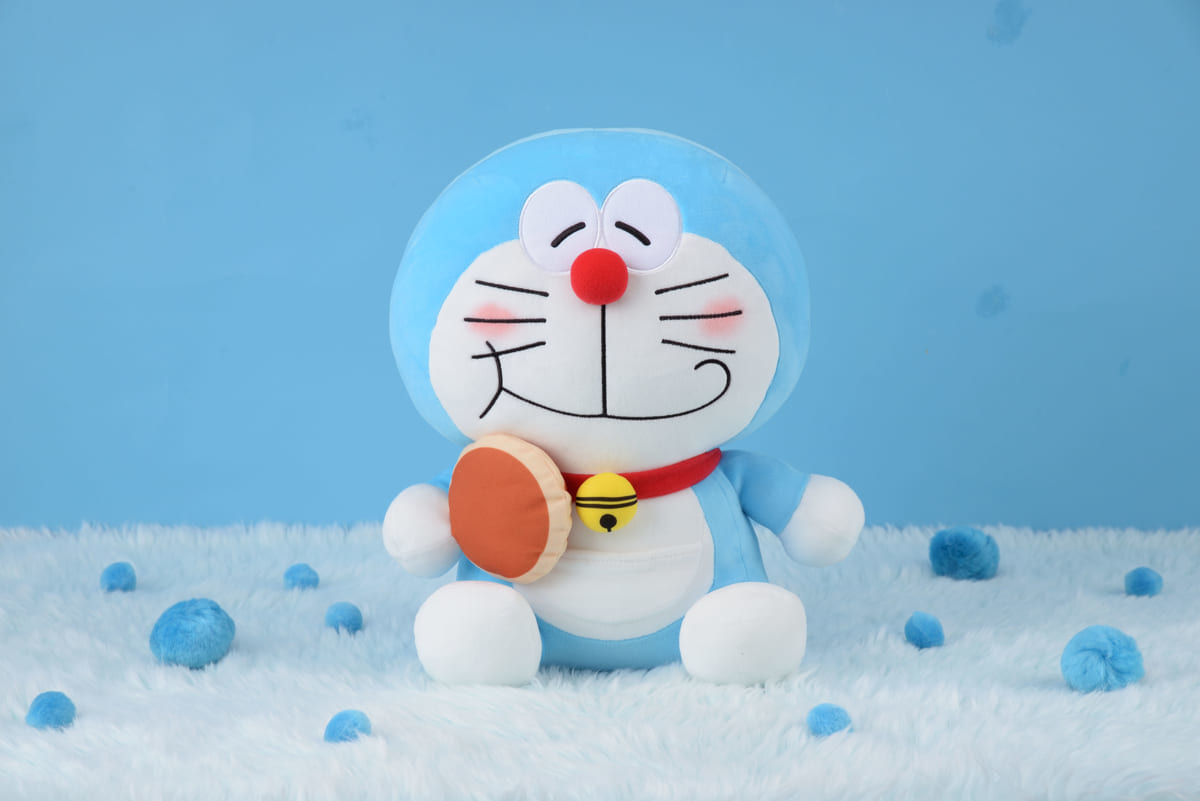 ドラえもん メガジャンボドラ焼きもぐもぐぬいぐるみ