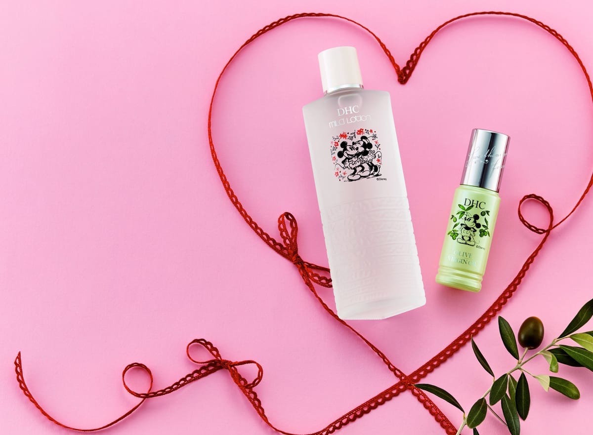 DHC ディズニー「オリーブバージンオイル／薬用マイルドローション」