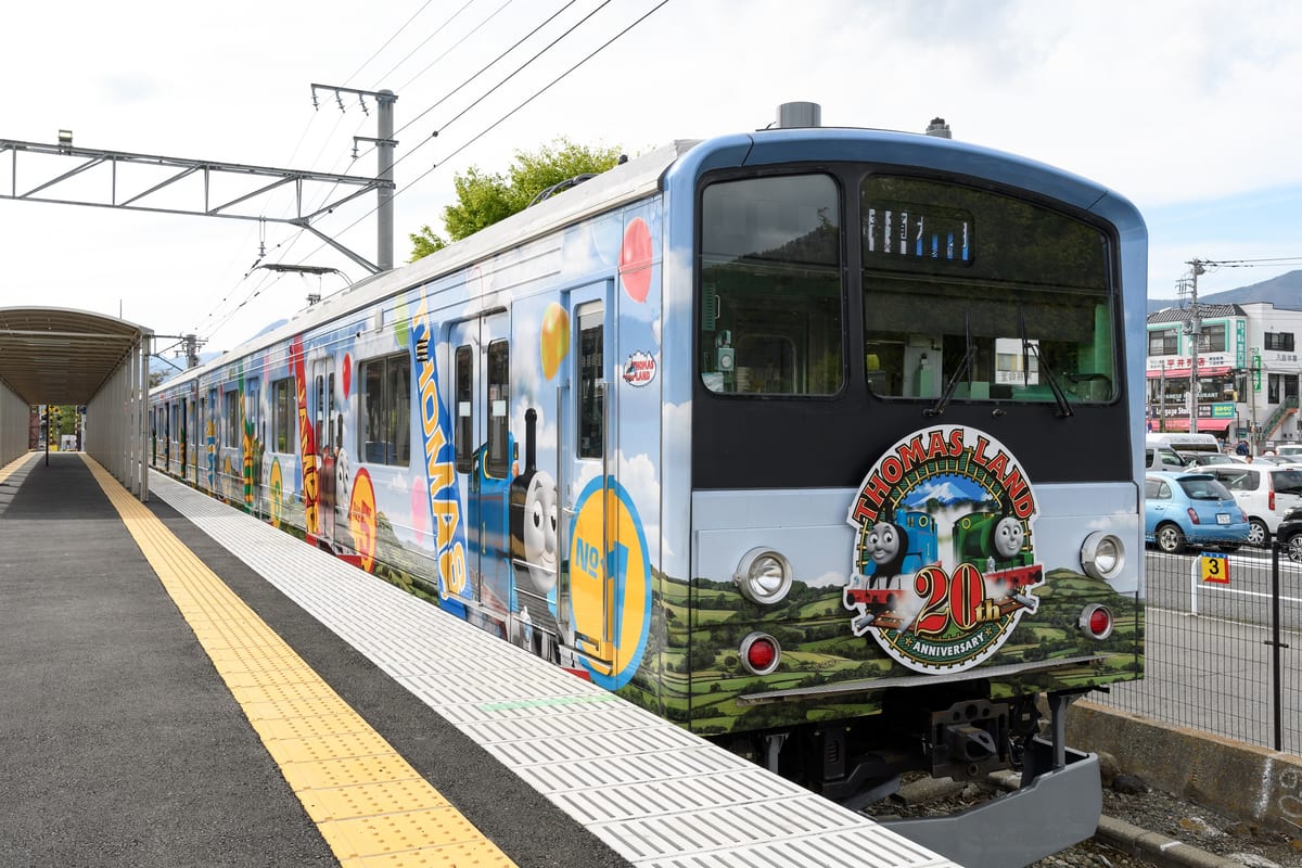富士急行線で「トーマスランド号」も運行中！