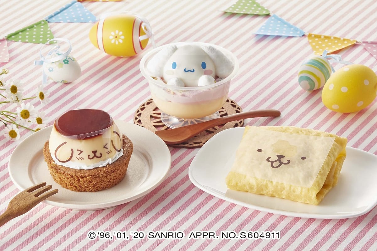ドンレミー「ポムポムプリン」&「シナモロール」スイーツ