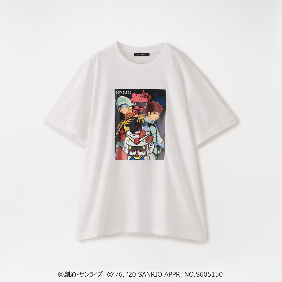 「ラブレス」×「ガンダム&ハローキティプロジェクト」 Tシャツ