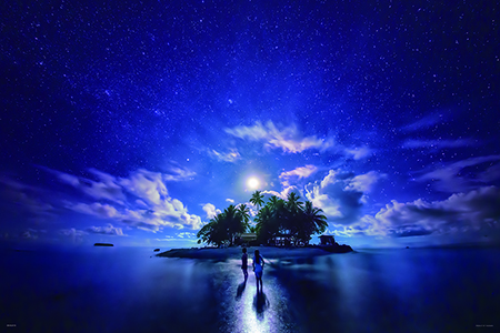 やのまん　KAGAYA　ジグソーパズル　南の島の月夜（ＪＥＥＰ島）