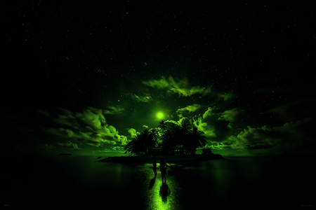 やのまん　KAGAYA　ジグソーパズル　南の島の月夜（ＪＥＥＰ島）2