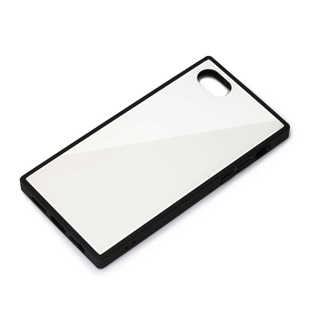  iPhoneSE（第2世代）用 ガラスハイブリッドケース ホワイト