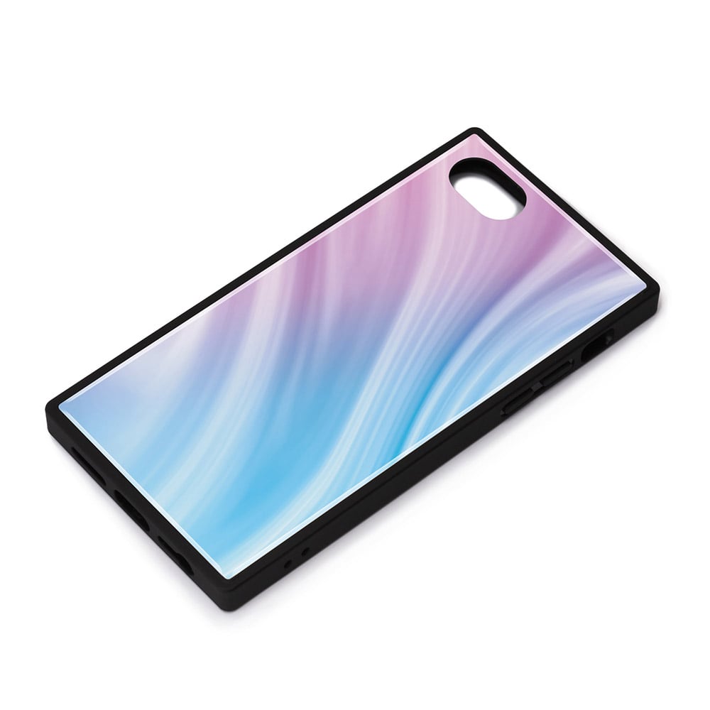 iPhoneSE（第2世代）用 ガラスハイブリッドケース パープル