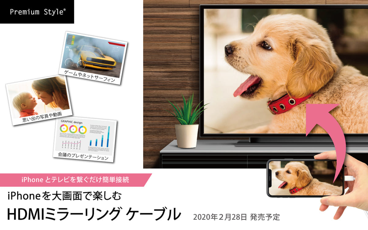 HDMIミラーリングケーブル メイン