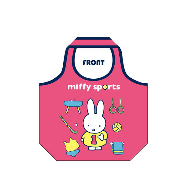 くるくるショッピングバッグ miffy sports ミッフィー スポーツ（ピンク）