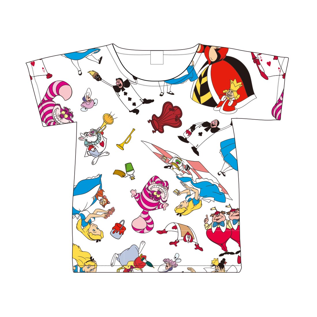 ふしぎの国のアリス/Tシャツ/オールスター（キッズ100）