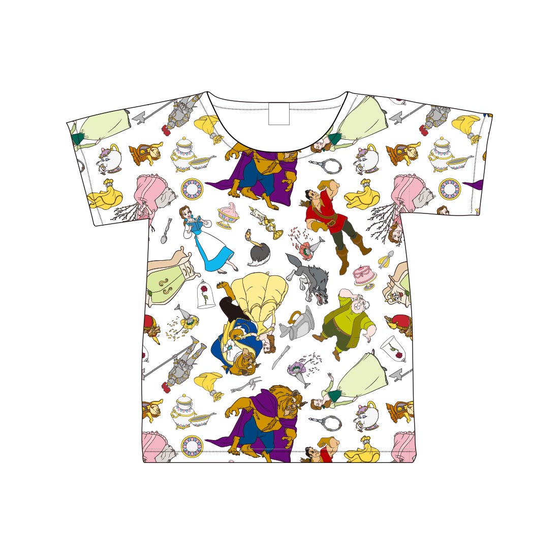 美女と野獣/Tシャツ/オールスター（キッズ100）