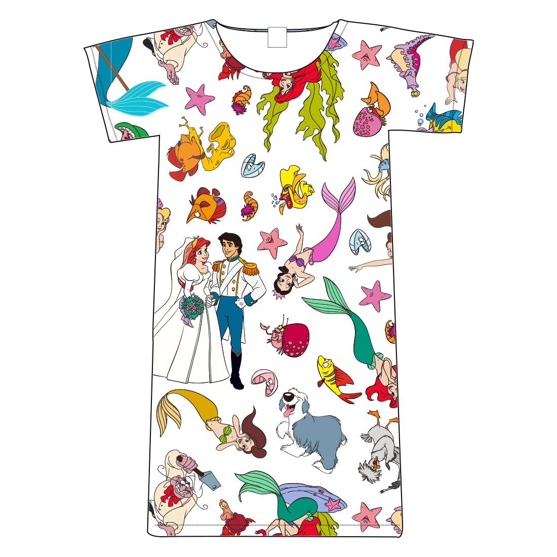 リトル・マーメイド/ロングTシャツ/オールスター