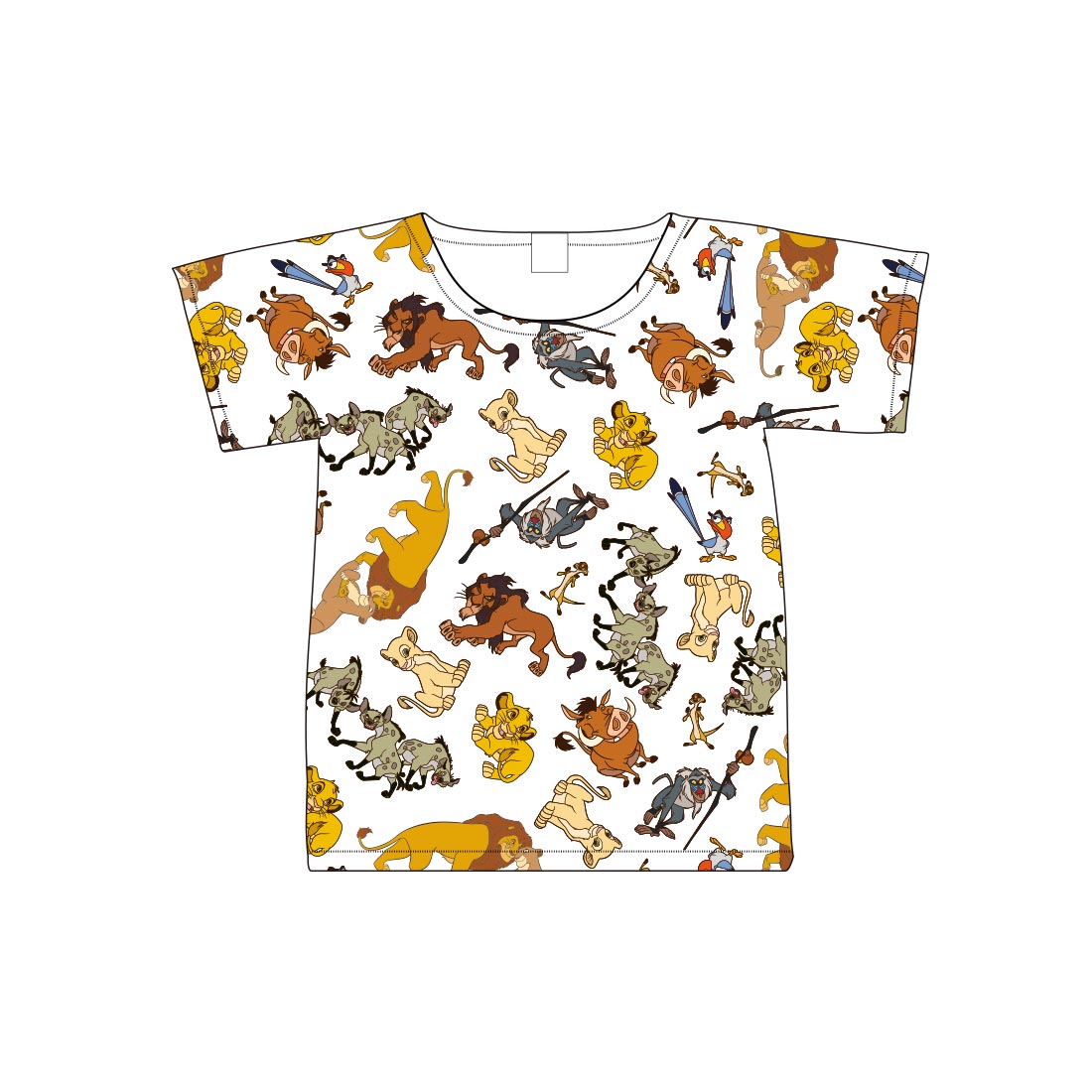 ライオン・キング/Tシャツ/オールスター（キッズ100）