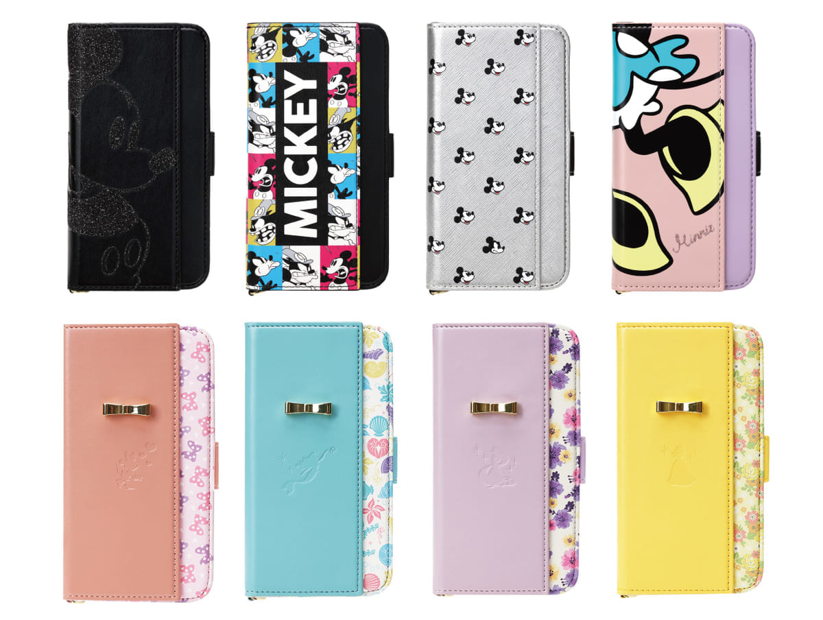 PGA「ディズニー」iPhone用ダブルフリップカバー スクエア型