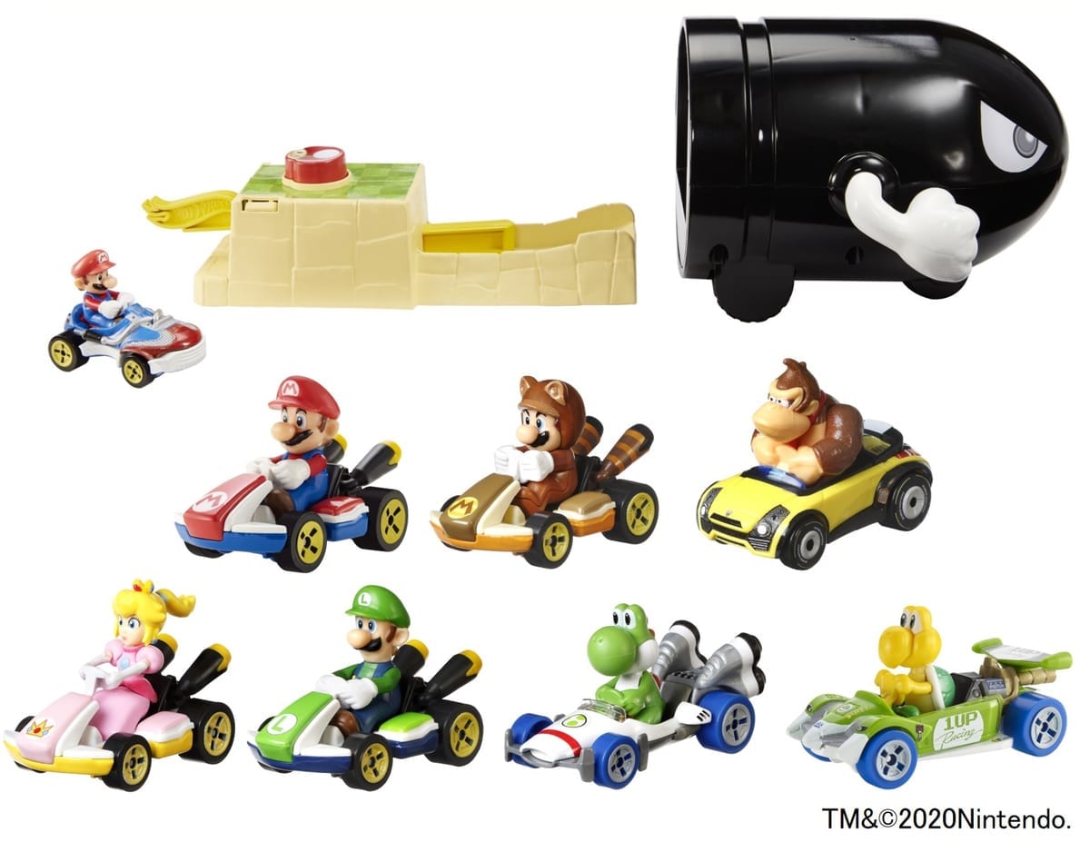 マテル・インターナショナル「ホットウィール マリオカート キラー プレイセット」「ホットウィール マリオカート アソート」