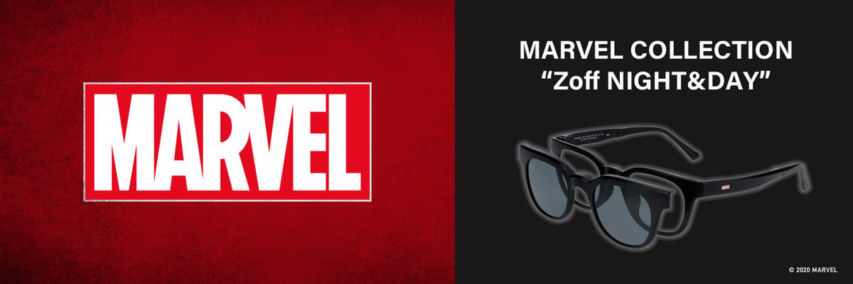 Zoff(ゾフ)「MARVEL COLLECTION “Zoff NIGHT&DAY”」