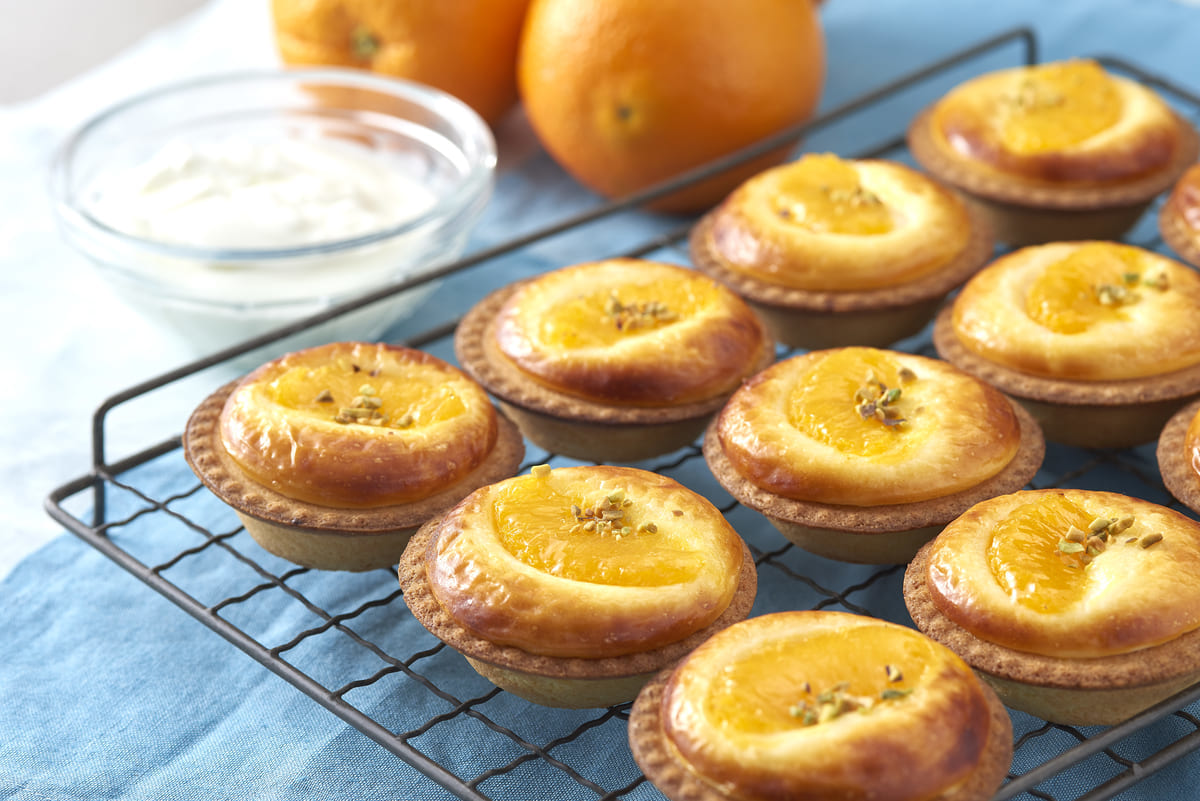 BAKE CHEESE TART「オレンジヨーグルトチーズタルト」２