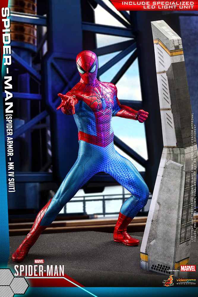 ５ホットトイズ【ビデオゲーム・マスターピース】『Marvel’s Spider-Man』1/6スケールフィギュア スパイダーマン（スパイダー・アーマーMK IVスーツ版）