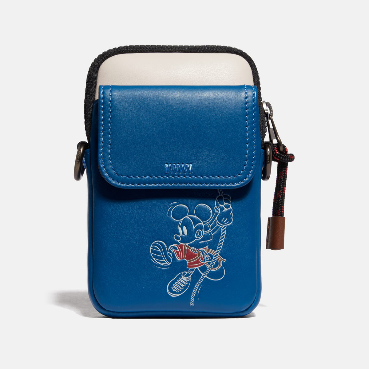 DISNEY X COACH ペイサー コンバーチブル ポーチ ウィズ ロープ クライム ミッキーマウス