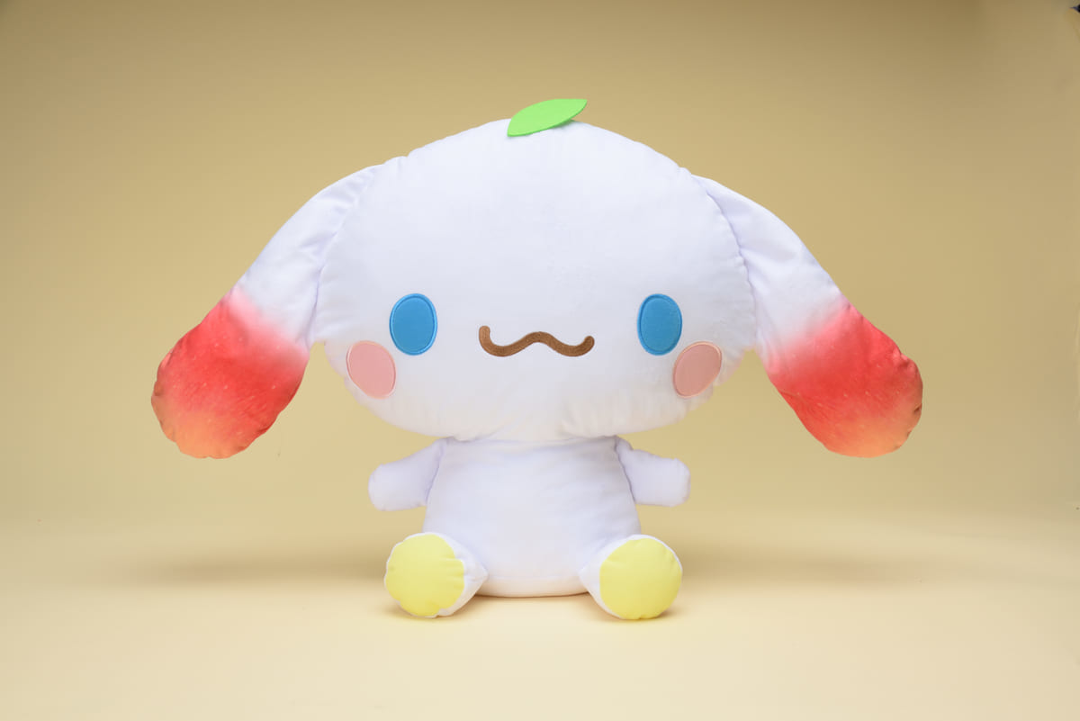 ゆるかわ サンリオキャラクターズ シナモロール ギガジャンボアップルぬいぐるみ
