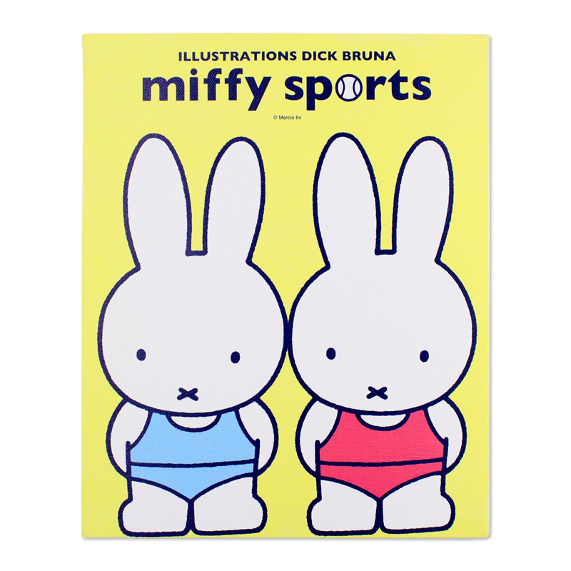 キャンバスアート miffy sports ミッフィー