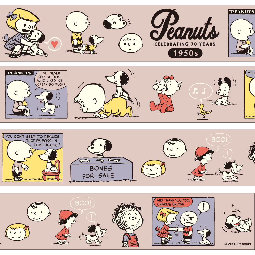 いろんな年代のスヌーピーアートが楽しめるグッズ サンスター文具 Peanuts 年代コレクション Dtimes